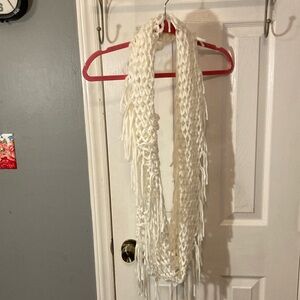 Cream infinity Scarf